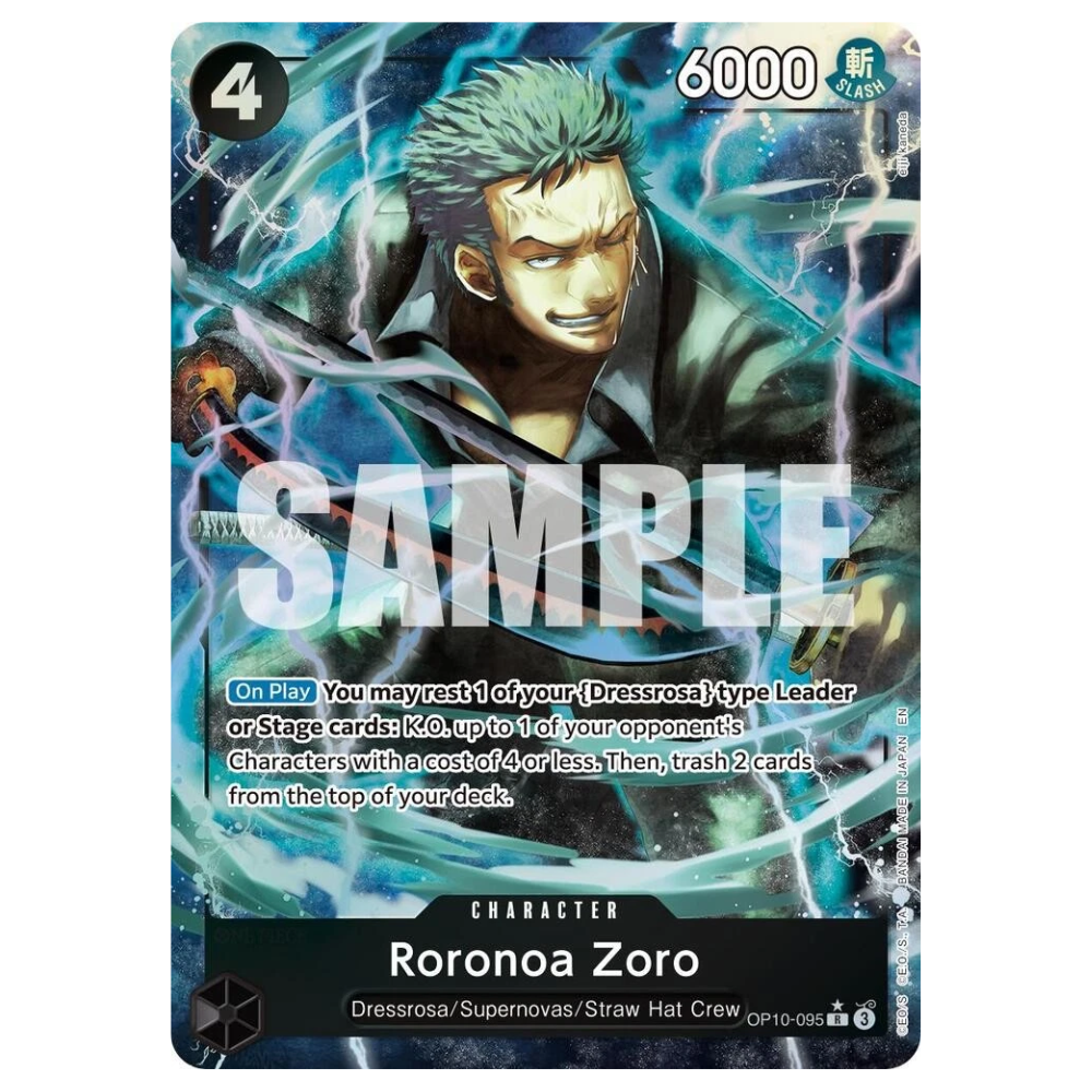 Roronoa Zoro OP10-095 R (ENG)