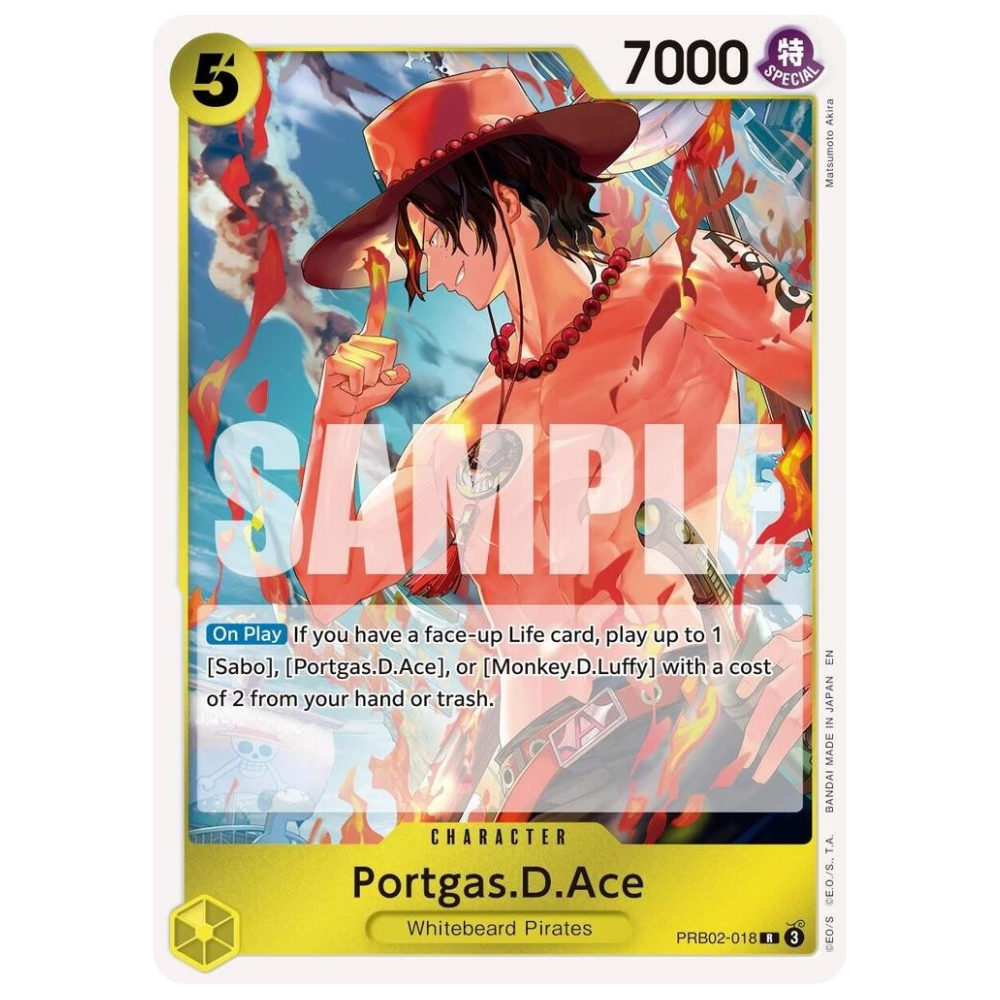 Portgas.D.Ace PRB02-018 R (ENG)