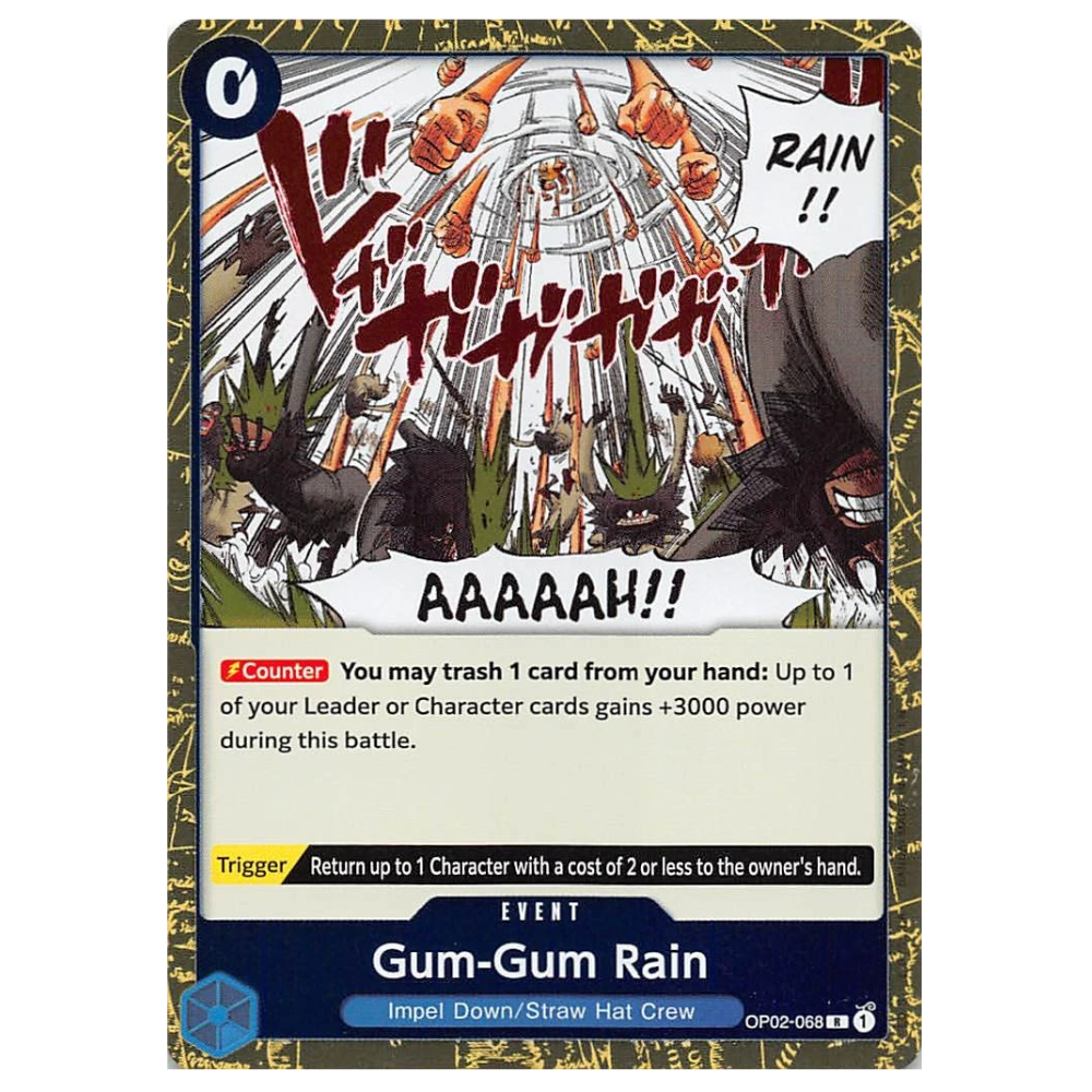 Gum-Gum Rain OP02-068 R (ENG)