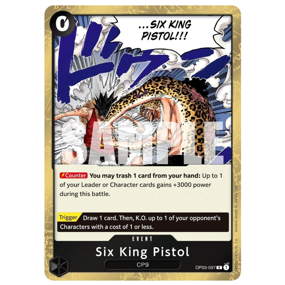 Six King Pistol OP03-097 R (ENG)