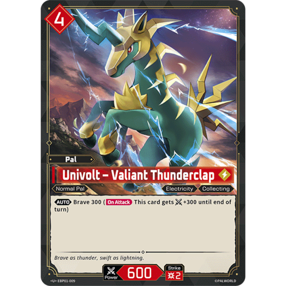 Univolt – Valiant Thunderclap EBP01-009 U