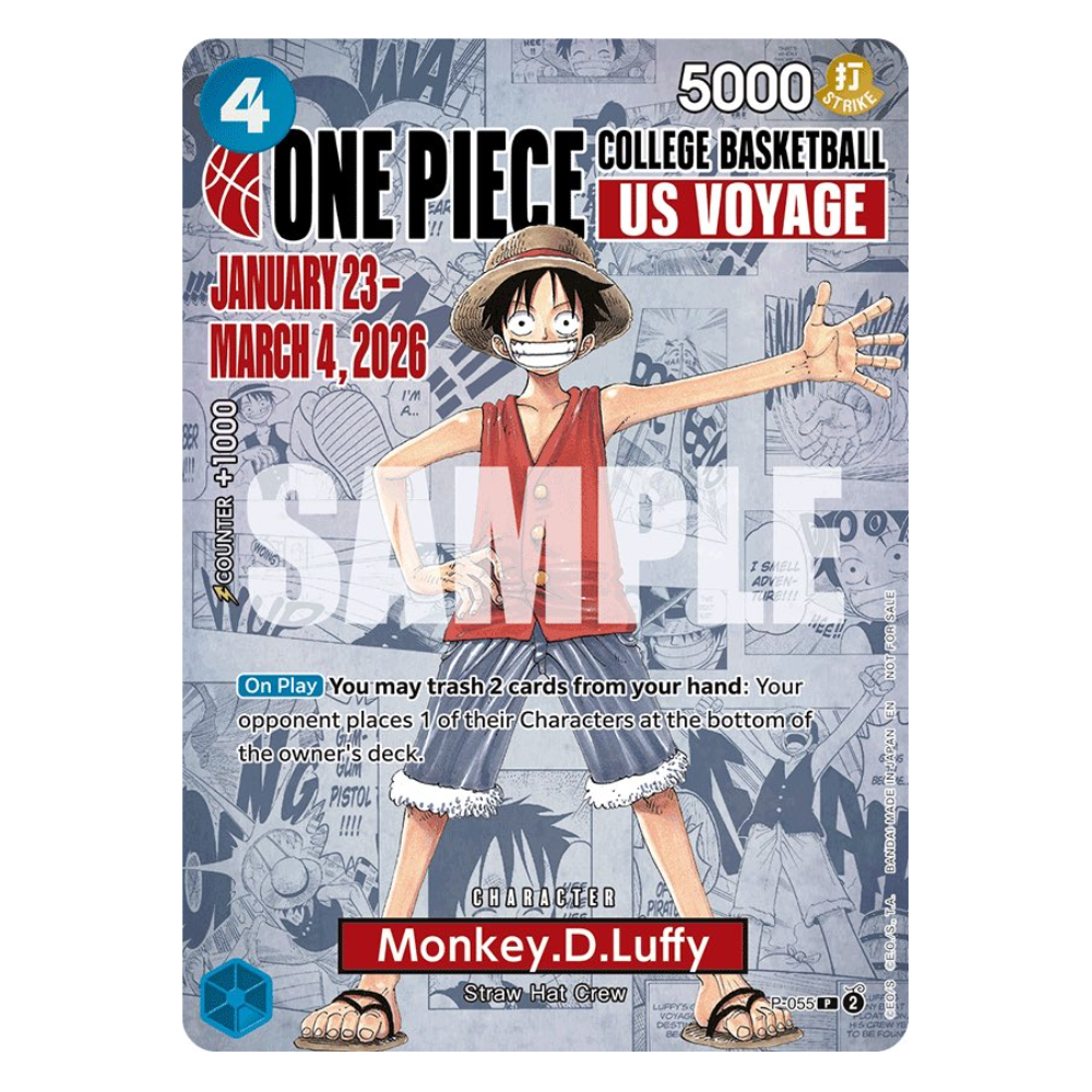 Monkey D. Luffy P-055 P College Basketball US Voyage (JP)