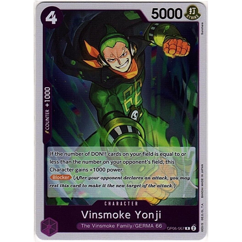 Vinsmoke Yonji OP06-067 R (ENG)