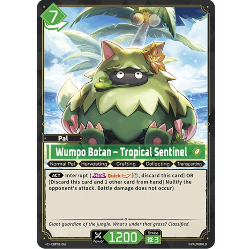 Wumpo Botan – Tropical Sentinel EBP01-062 C