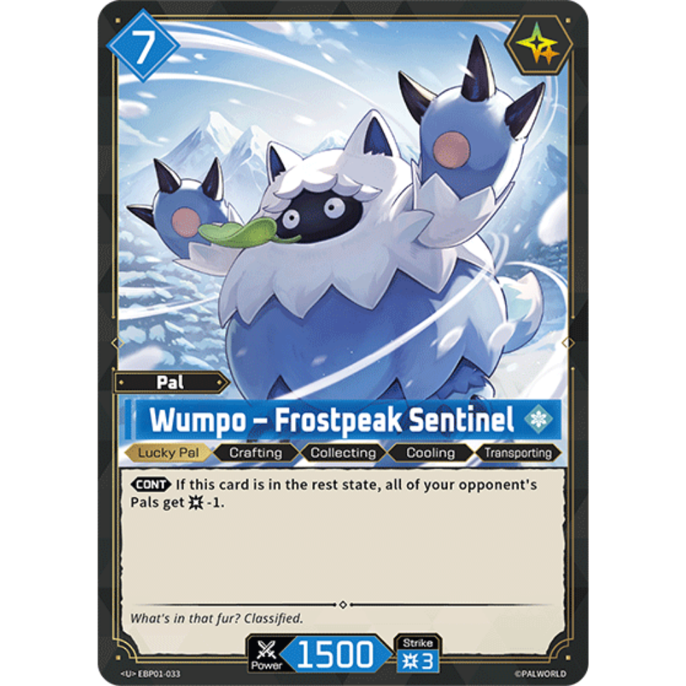 Wumpo – Frostpeak Sentinel EBP01-033 U
