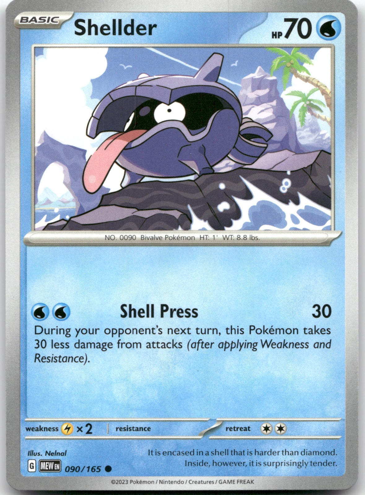 Shellder MEW 090/165 Common