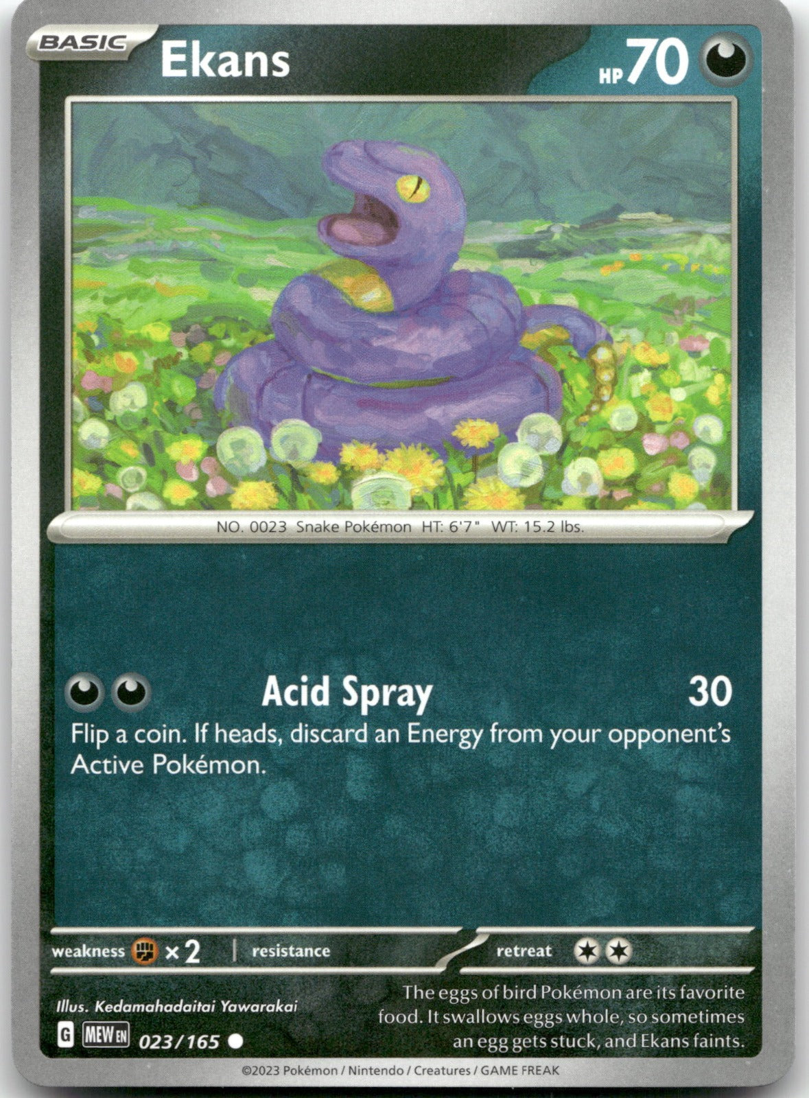 Ekans MEW 023/165 Common