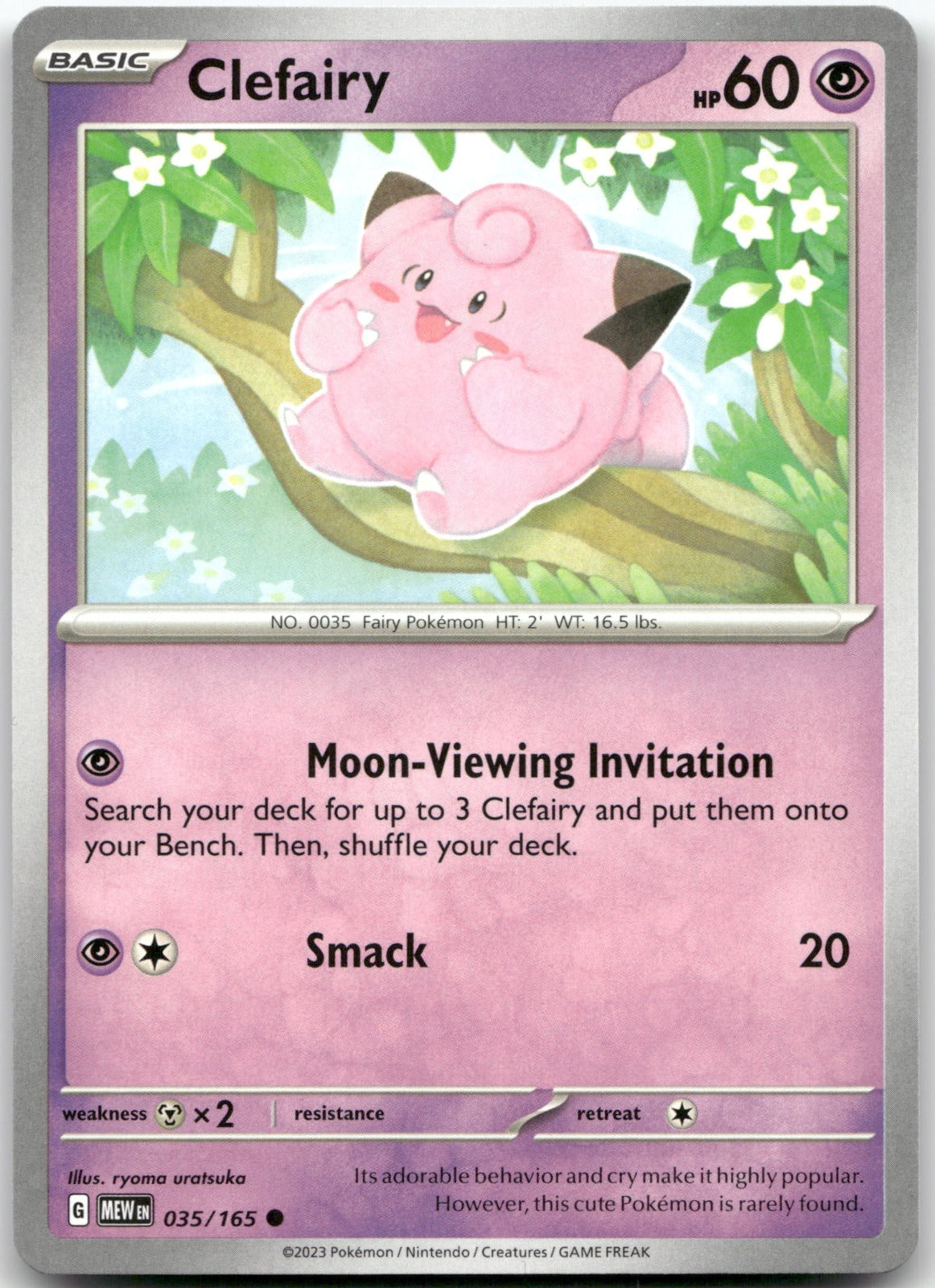 Clefairy MEW 035/165 Common