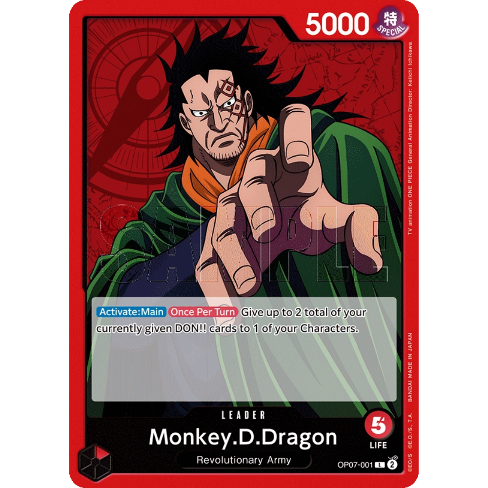 Monkey D. Dragon OP07-001 L (ENG)