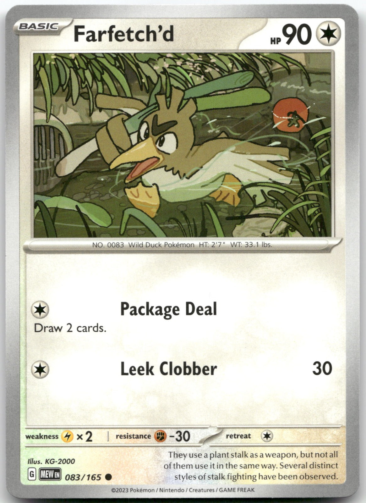 Farfetch'd MEW 083/165 Common