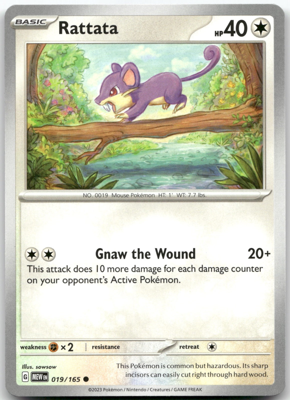 Rattata MEW 019/165 Common