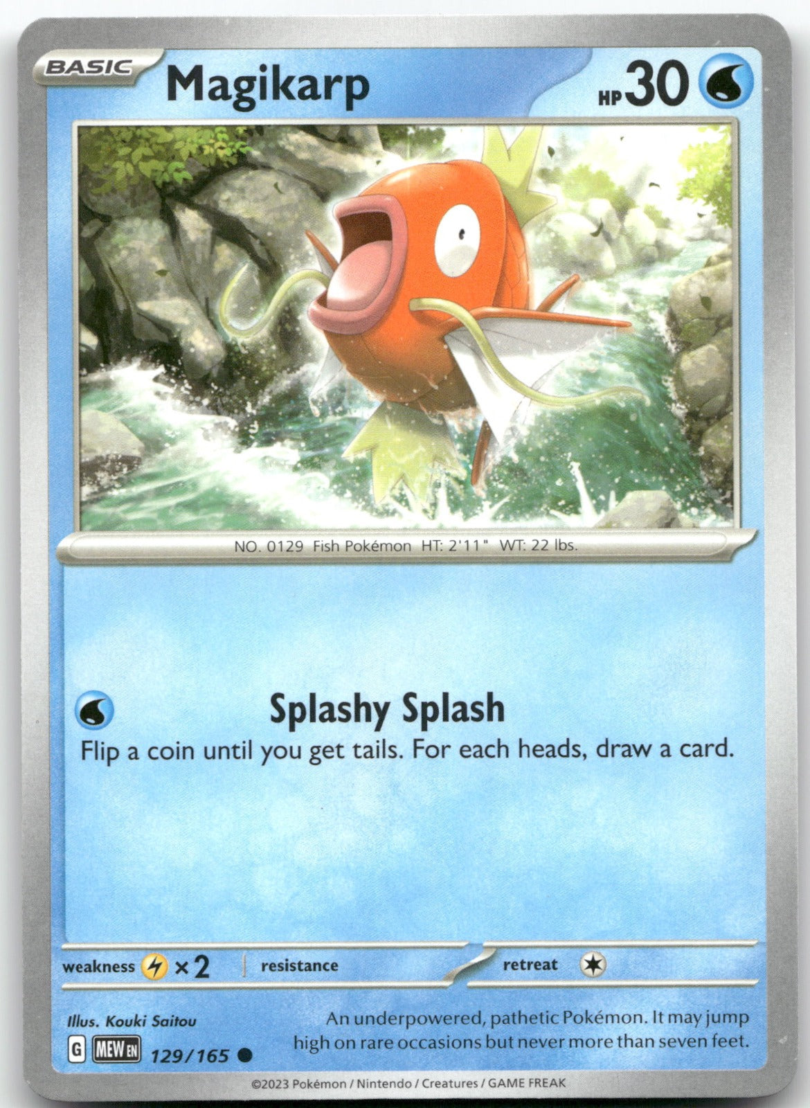 Magikarp MEW 129/165 Common