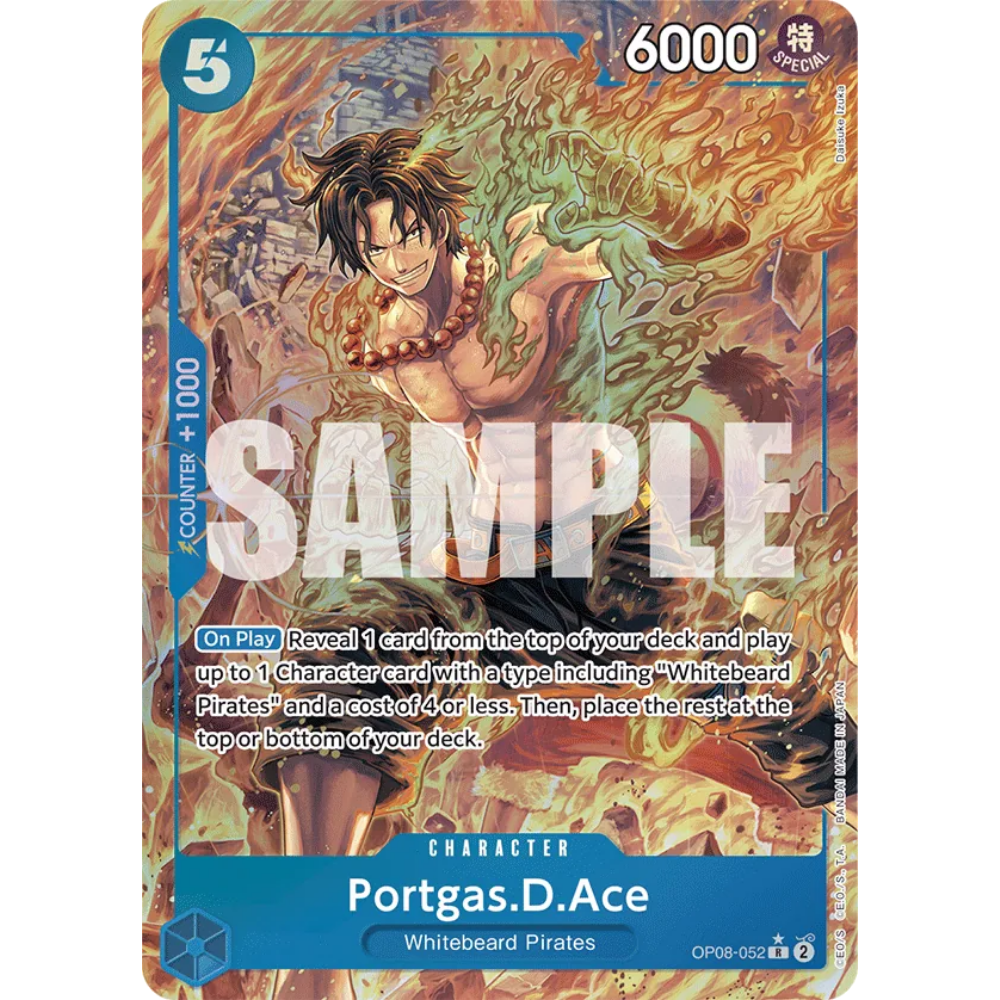 Portgas.D.Ace OP08-052 R ENG)