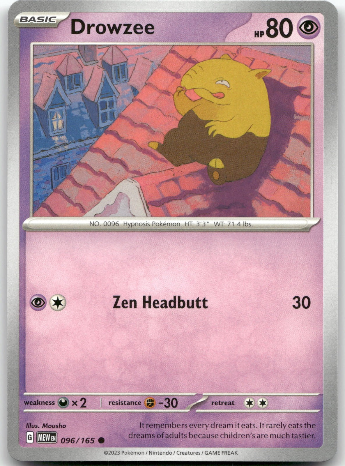 Drowzee MEW 096/165 Common