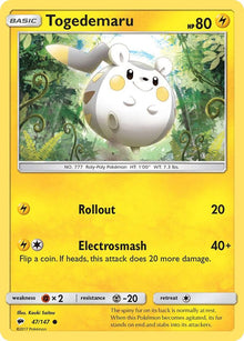 Togedemaru SM03 47/147 Common