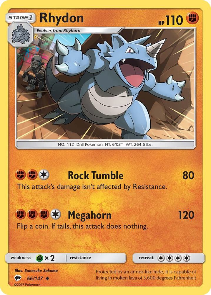 Rhydon SM03 66/147 Uncommon