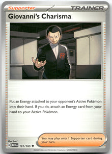 Giovanni's Charisma MEW 161/165 Uncommon