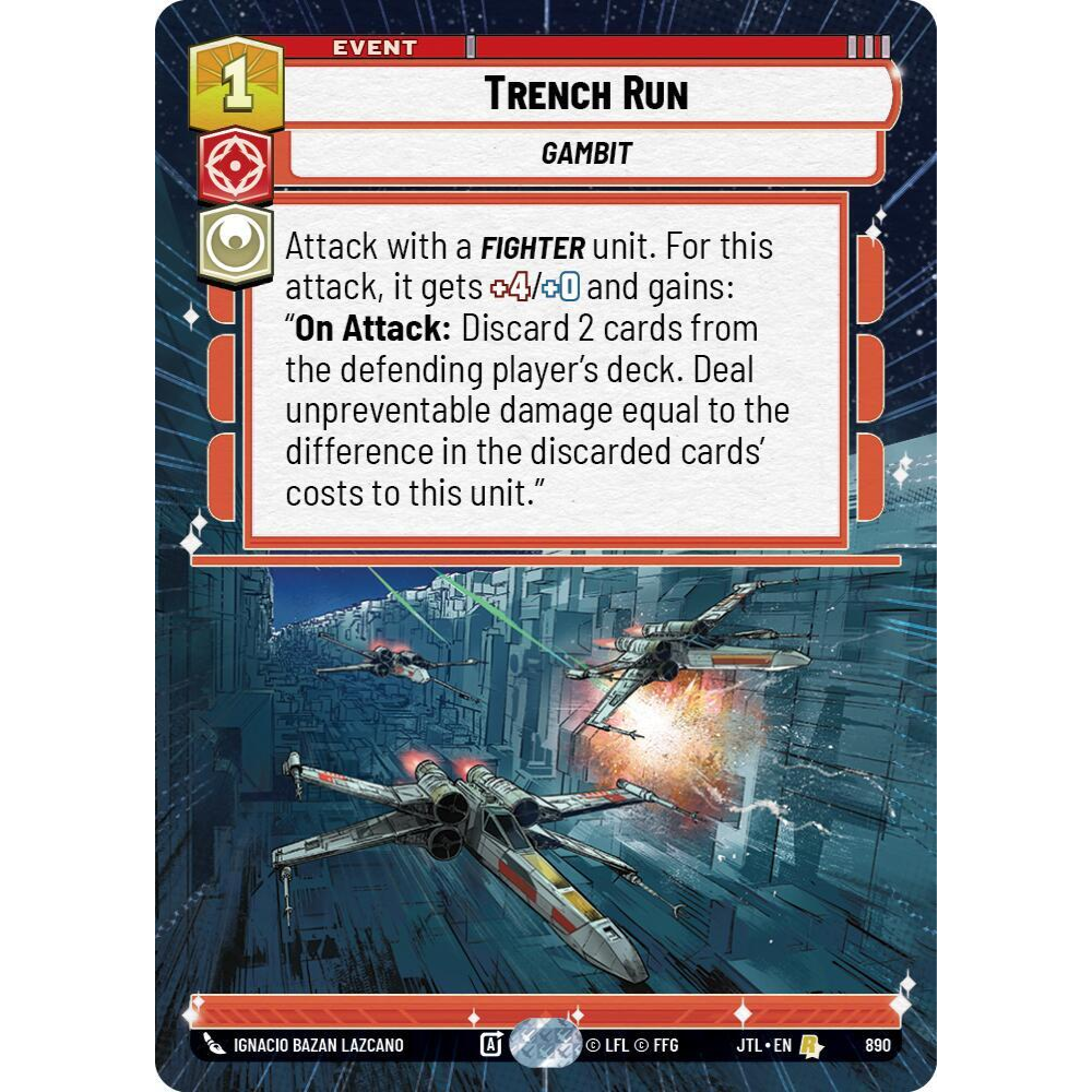 Star Wars Unlimited - Trench Run No. 890 R