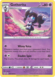 Gothorita SWSH03 074/189 Uncommon