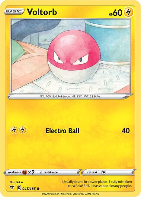 Voltorb SWSH04 045/185 Common