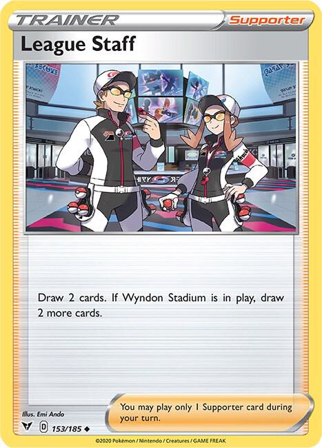 League Staff SWSH04 153/185 Uncommon