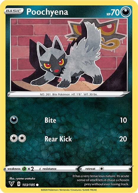 Poochyena SWSH04 103/185 Common