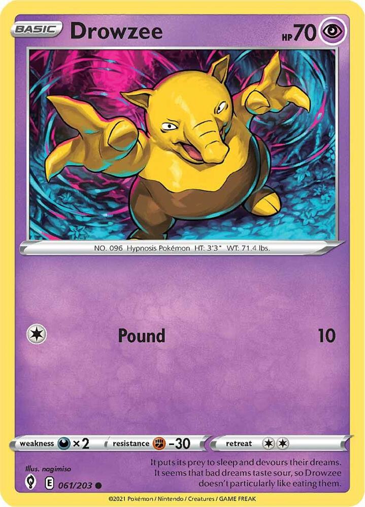 Drowzee SWSH07 061/203 Common