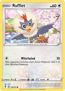 Rufflet SWSH07 136/203 Common