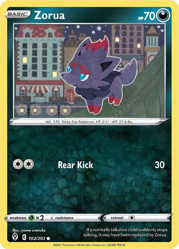 Zorua SWSH07 102/203 Common
