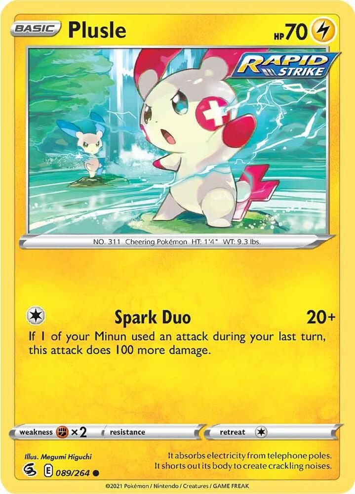 Plusle SWSH08 089/264 Common