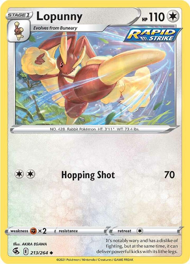 Lopunny SWSH08 213/264 Uncommon