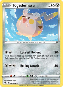 Togedemaru SWSH08 187/264 Uncommon