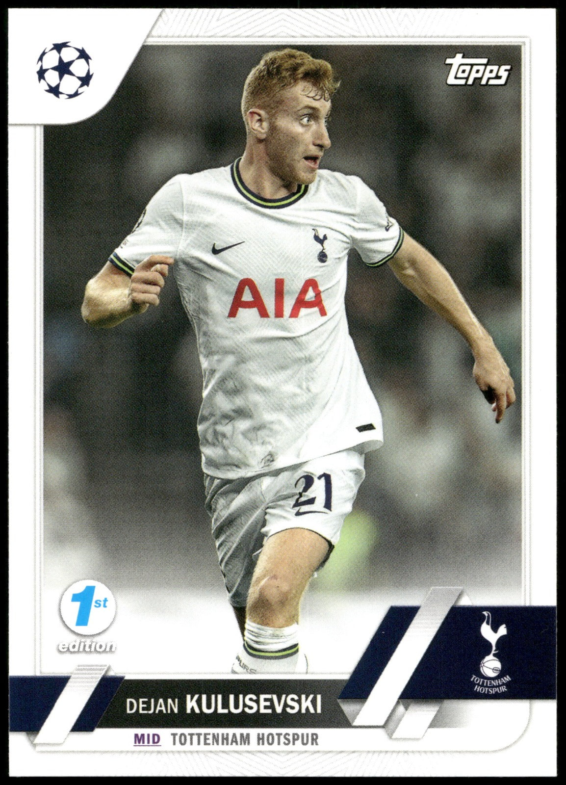 Dejan Kulusevski 2022-23 Topps UEFA Club Competitions 1st Edition 191