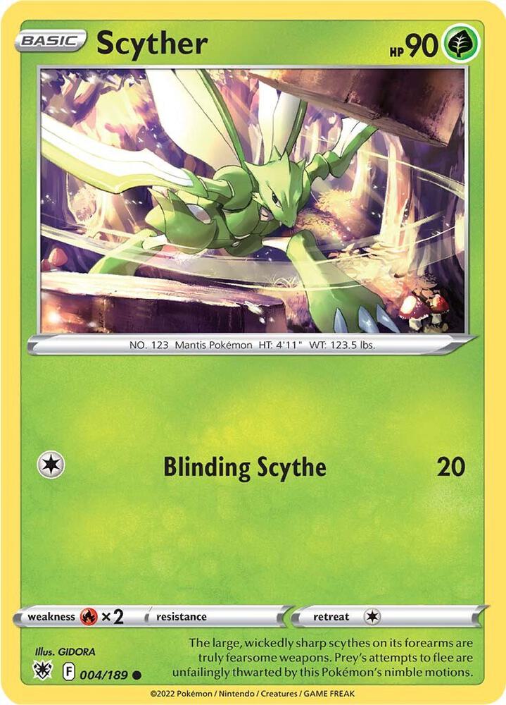 Scyther SWSH10 004/189 Common