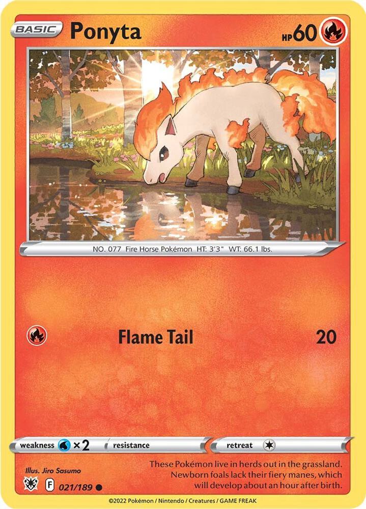 Ponyta SWSH10 021/189 Common