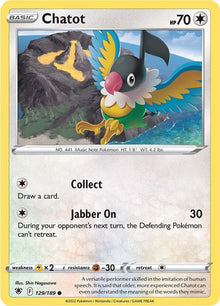 Chatot SWSH10 129/189 Common