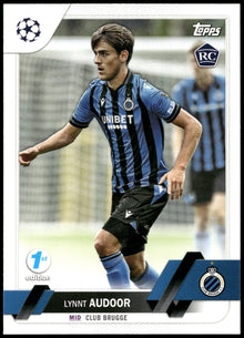 Lynnt Audoor 2022-23 Topps UEFA Club Competitions 1st Edition 78 RC