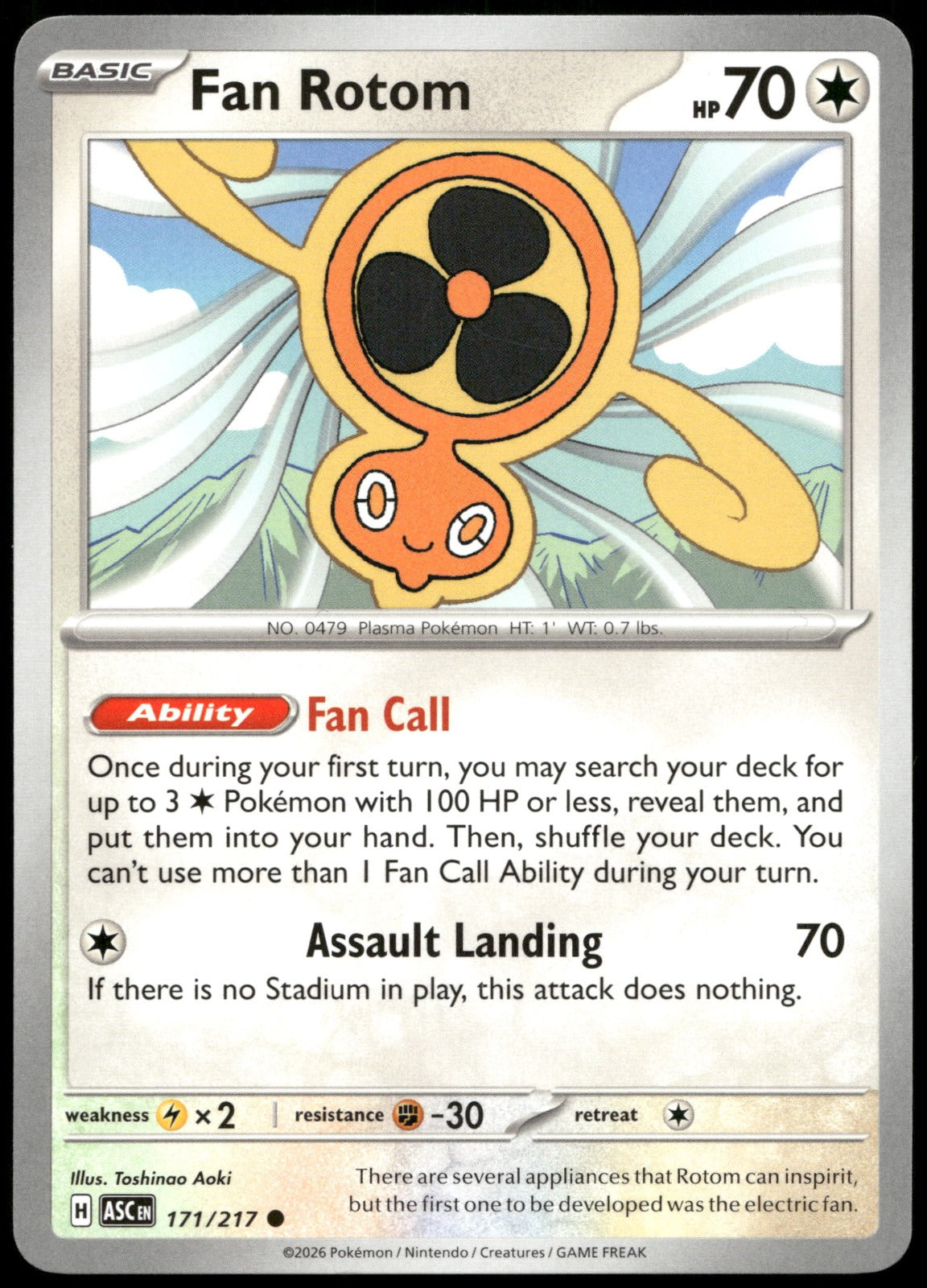 Fan Rotom ASC 171/217 Common