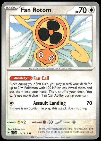 Fan Rotom ASC 171/217 Common