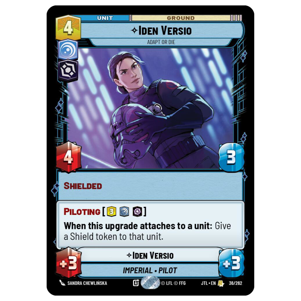 Star Wars Unlimited - Iden Versio - Adapt or Die 036/262 R