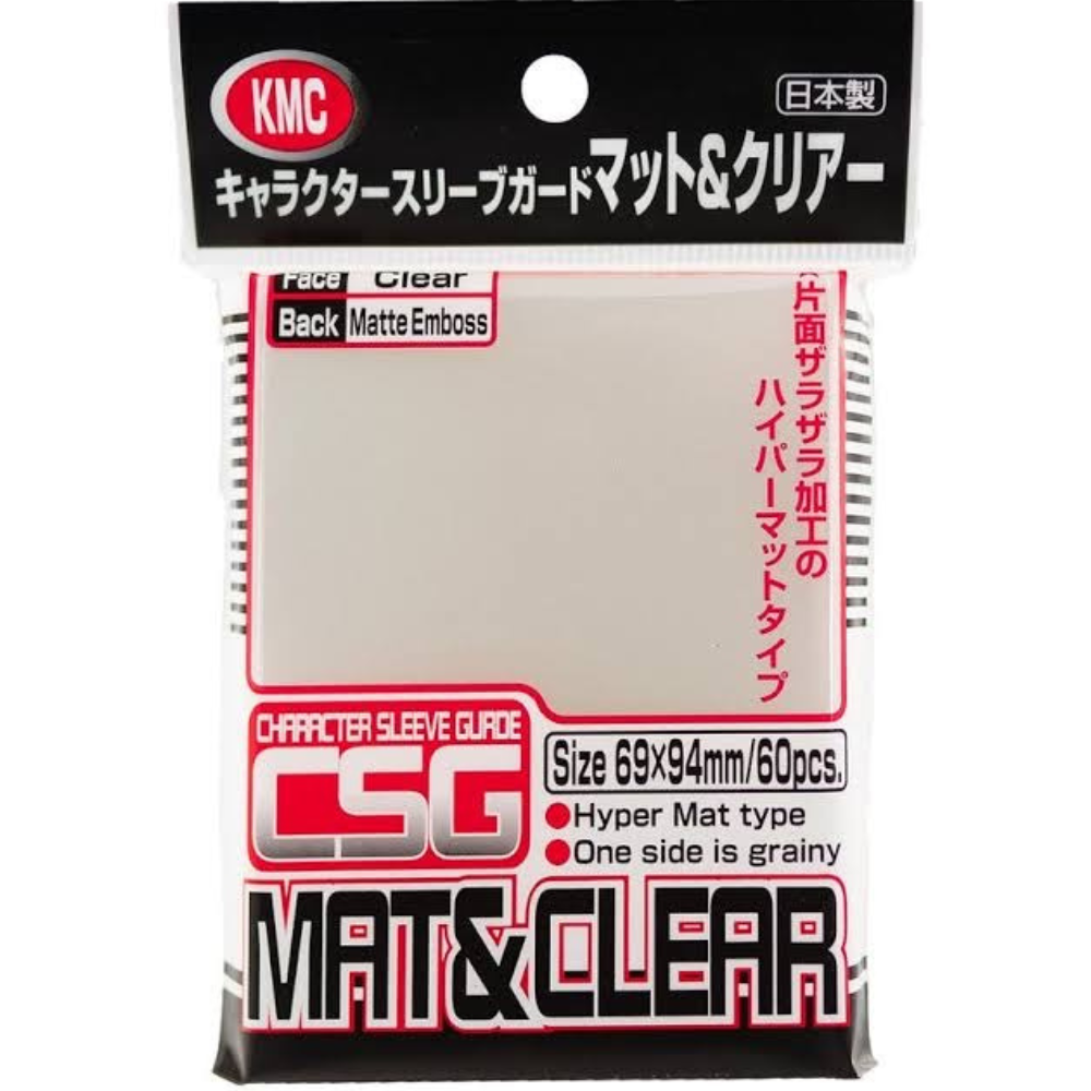 KMC Character Sleeve Guard - Clear Matte