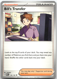 Bill's Transfer MEW 156/165 Uncommon