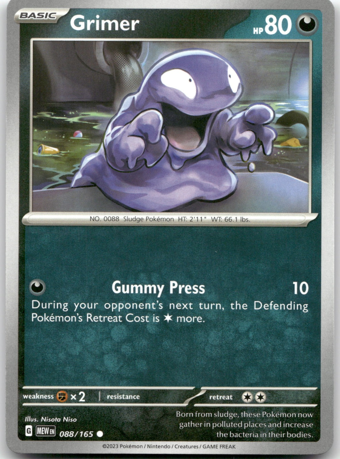 Grimer MEW 088/165 Common