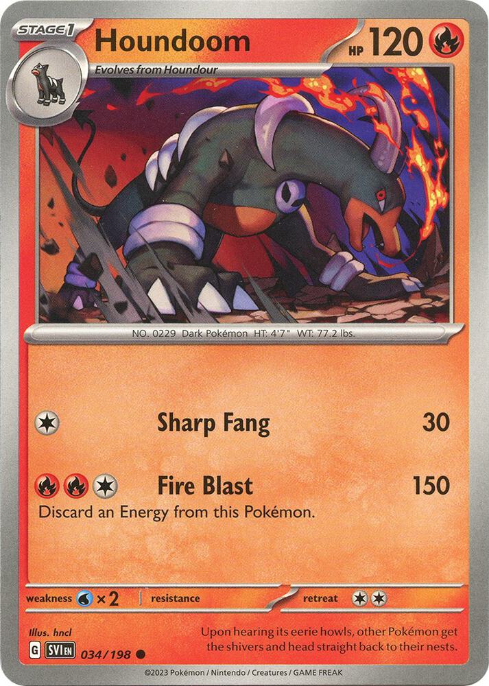 Houndoom SVI 034/198 Common