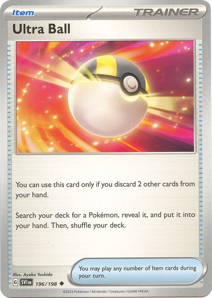 Ultra Ball SVI 196/198 Uncommon