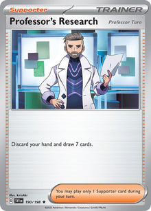 Professor's Research [Professor Turo] (Non-Holo) PR 190/198 Promo