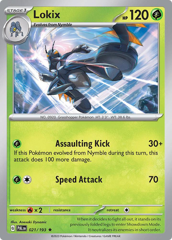Lokix PAL 021/193 Rare Holo
