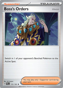Boss's Orders PAL 172/193 Rare Holo