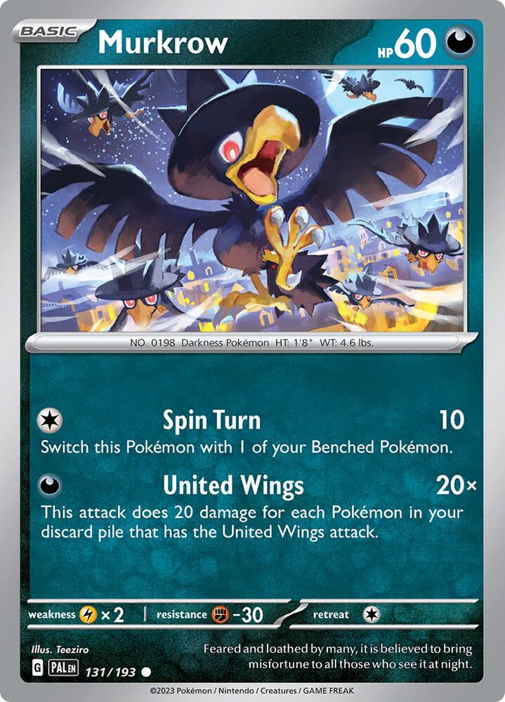Murkrow PAL 131/193 Common