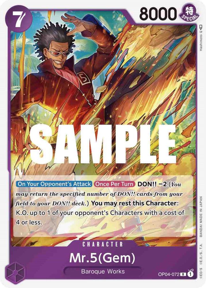 Mr.5 (Gem) OP04-072 R Foil